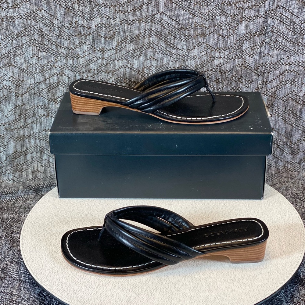 Bernardo Miami Demi Wedge Sandal Thong Women's 9 M